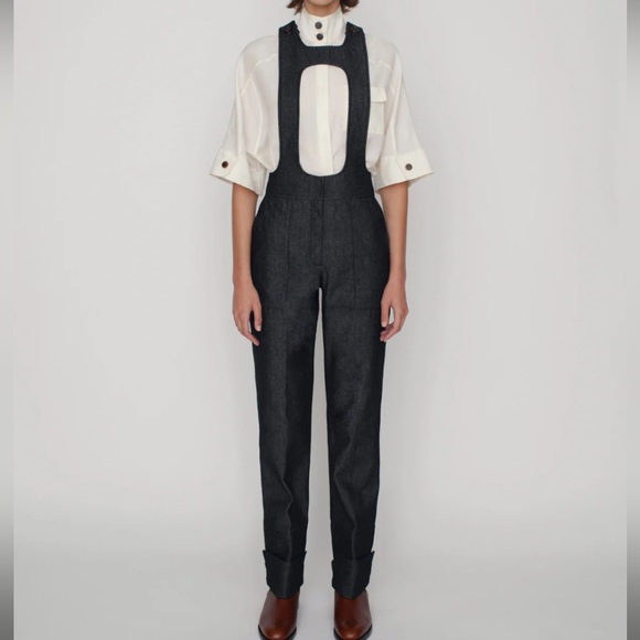 SOTOS NAKIS denim overalls jeans